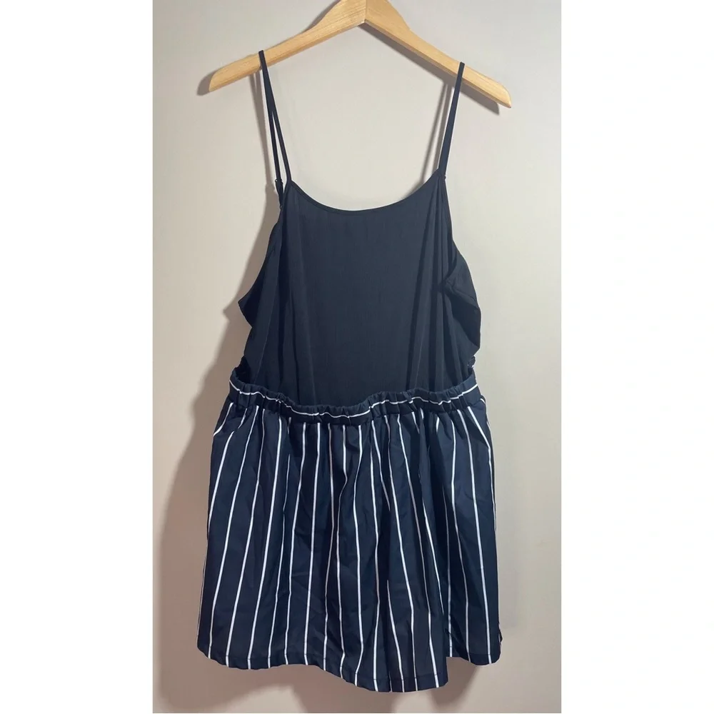 NWT SHEIN Striped Bottom Romper